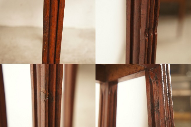 HOMEWARD [ホームワード] / フランスアンティーク 木製ハイテーブル/花台