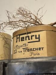 フランスアンティーク Henry chapelier ハットボックス