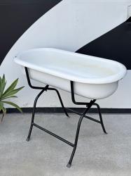 ヴィンテージ ホーローベビーバス